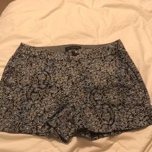 Banana republic floral tailored shorts.